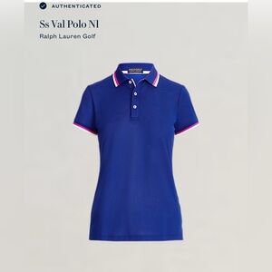 Golf Ralph Lauren tailored fit blue polo shirt size X-Large